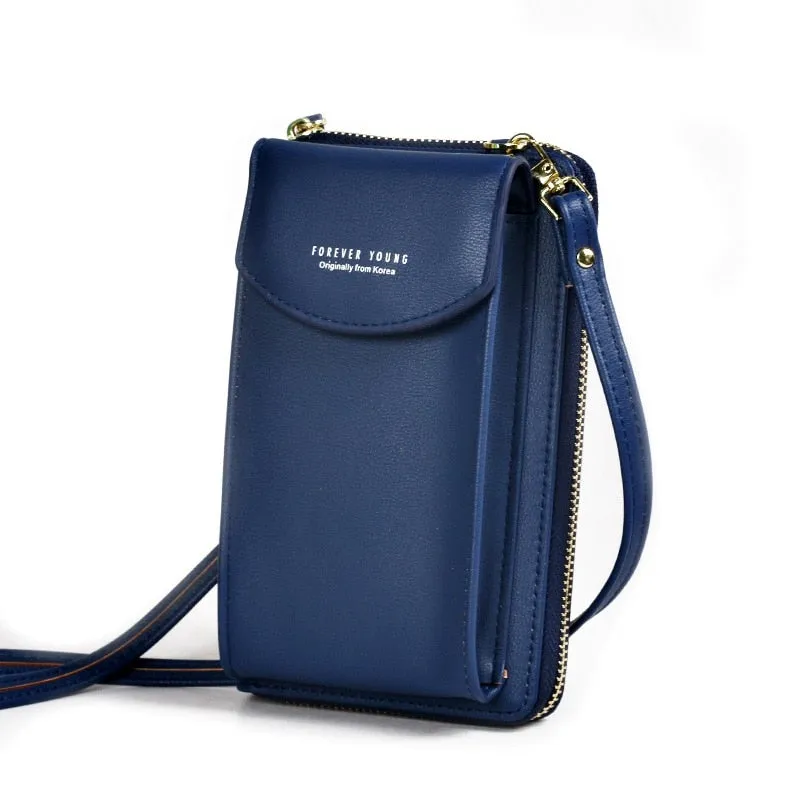 Luxury Women's Leather Clutch Crossbody Bags