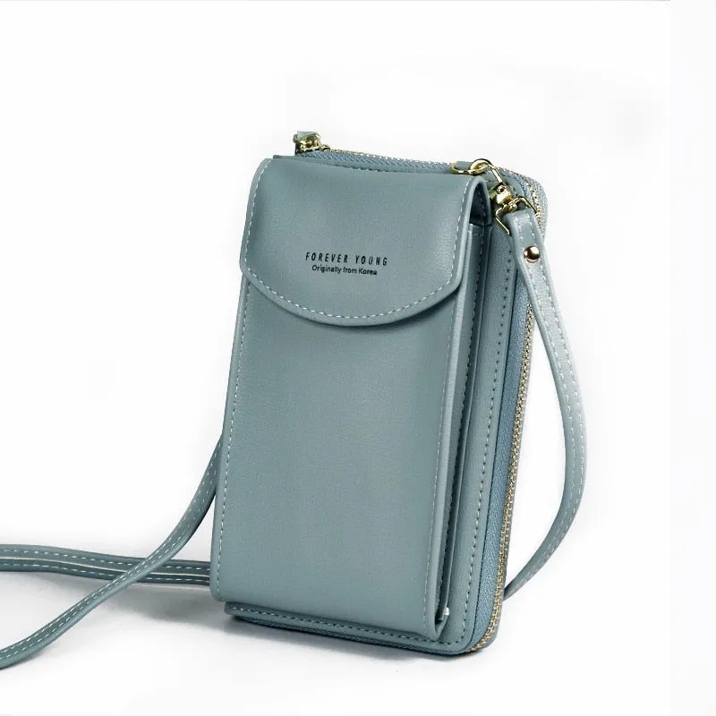 Luxury Women's Leather Clutch Crossbody Bags