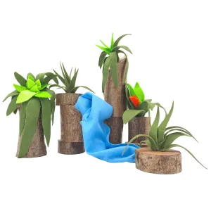 Magic Wood Waterfall Felt & Eco Block Set