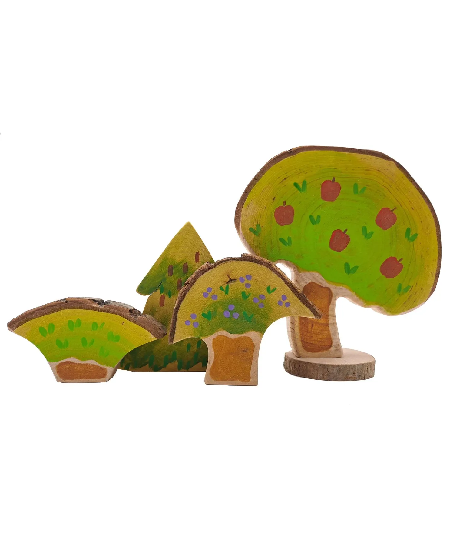 Magic Wood Wooden Tree Set - Summer & Winter