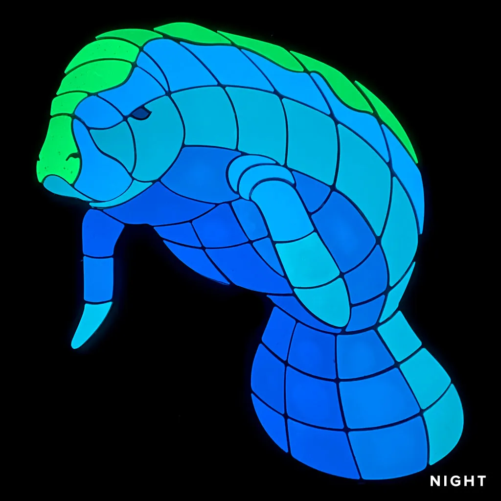 Manatee Calf 1 - Glow in the Dark Pool Mosaics