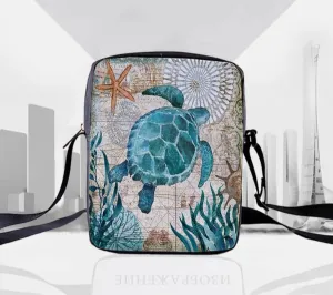 Marine Animal Messenger Bag