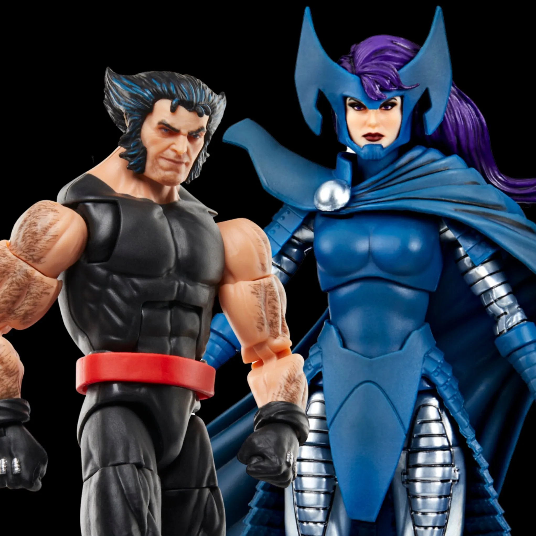 Marvel Legends Wolverine 50th Anniversary Wolverine and Psylocke 2-Pack