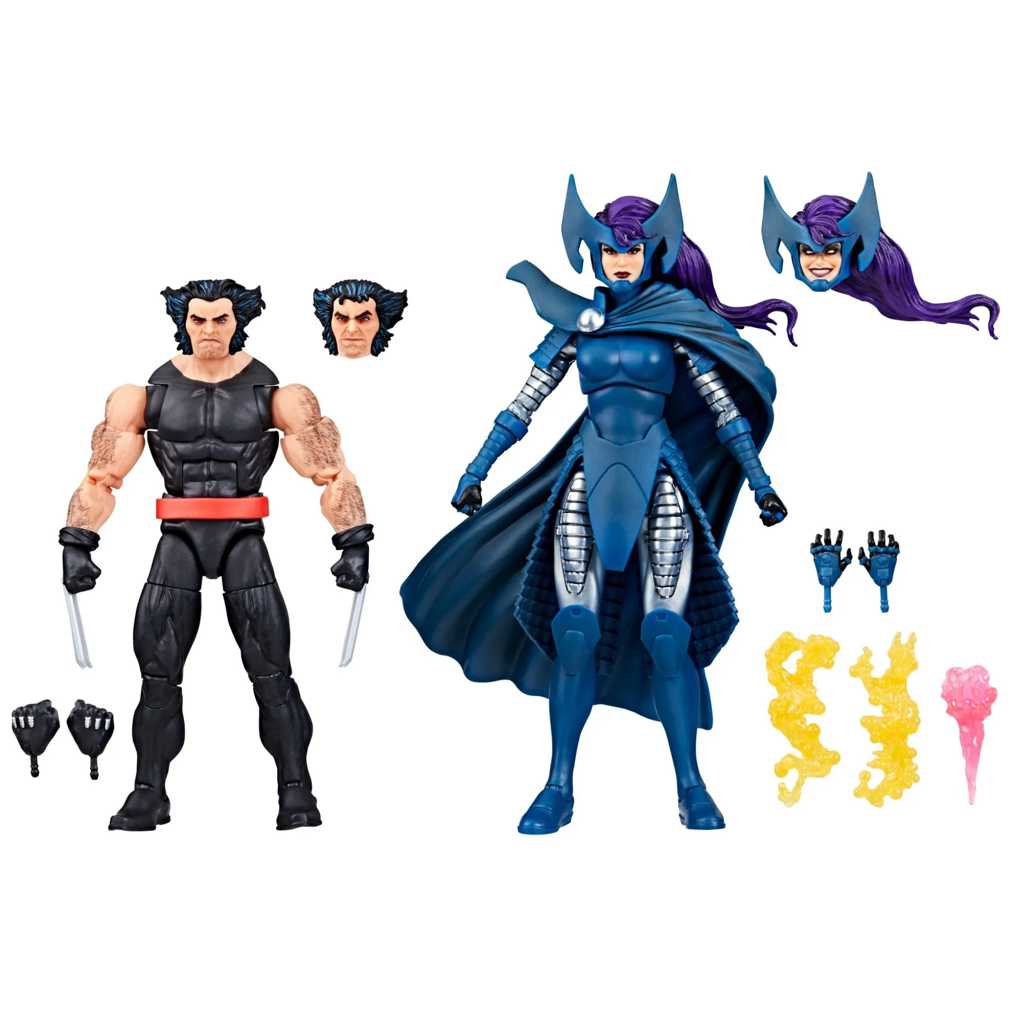 Marvel Legends Wolverine 50th Anniversary Wolverine and Psylocke 2-Pack