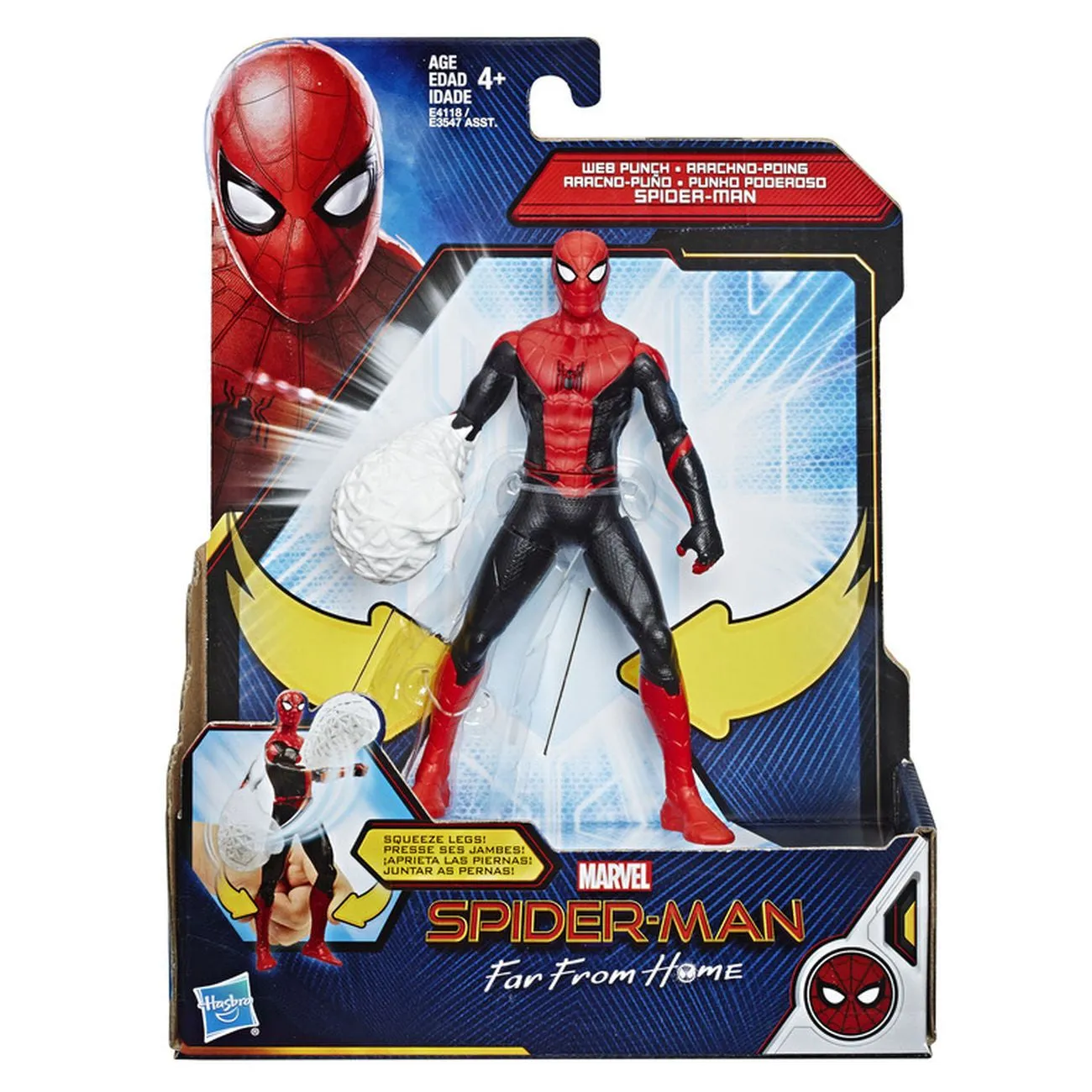 Marvel Spider-Man Far From Home 6 Inch Figure Web Punch Spider-Man