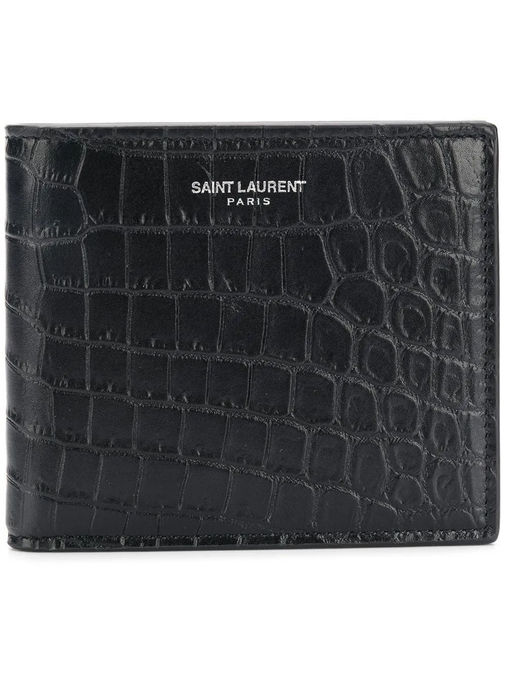 Men's Ysl Pfu(128Y)Saint Cocco Print in Nero/Nero | 396307DZEDE1000