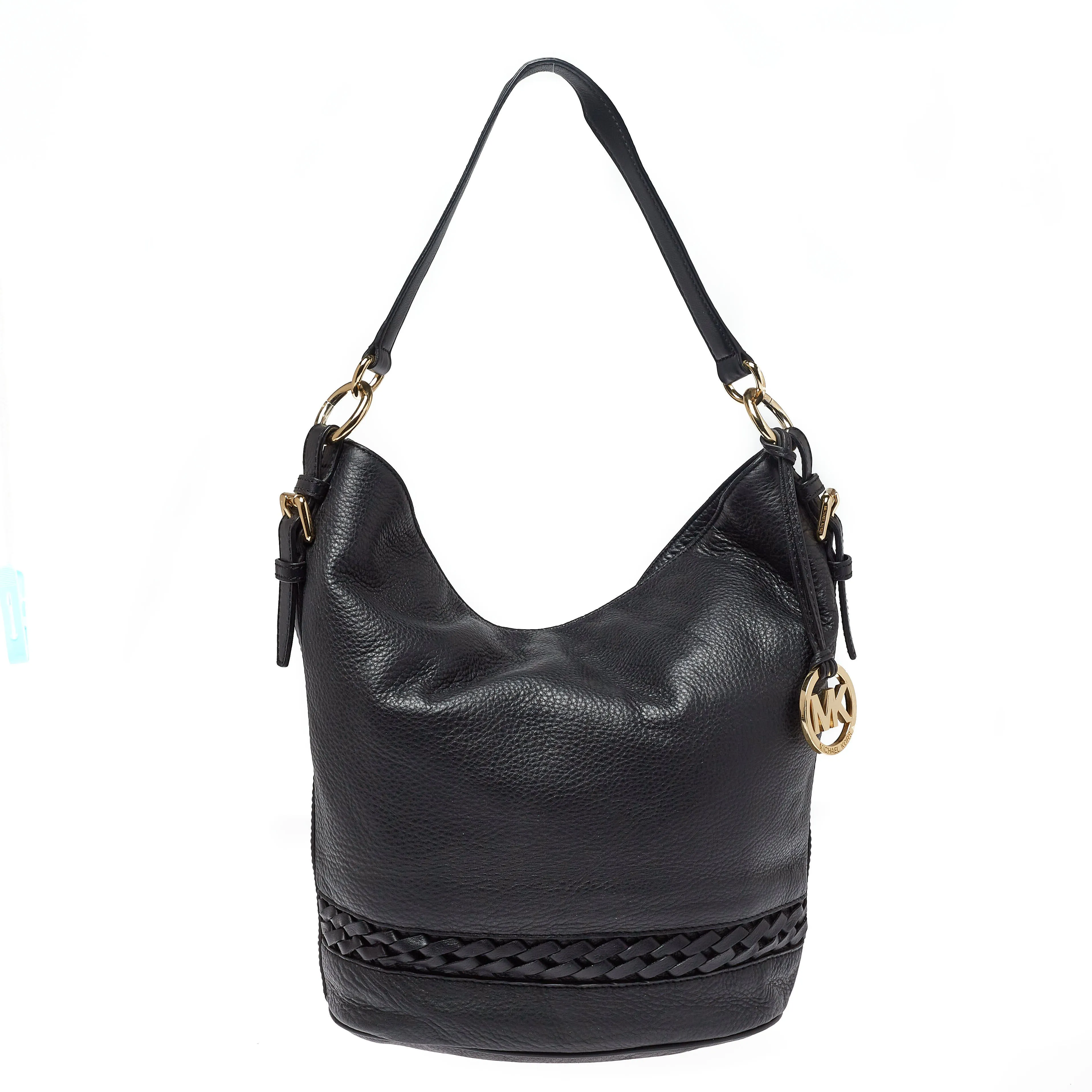 Michael Black Leather Hobo