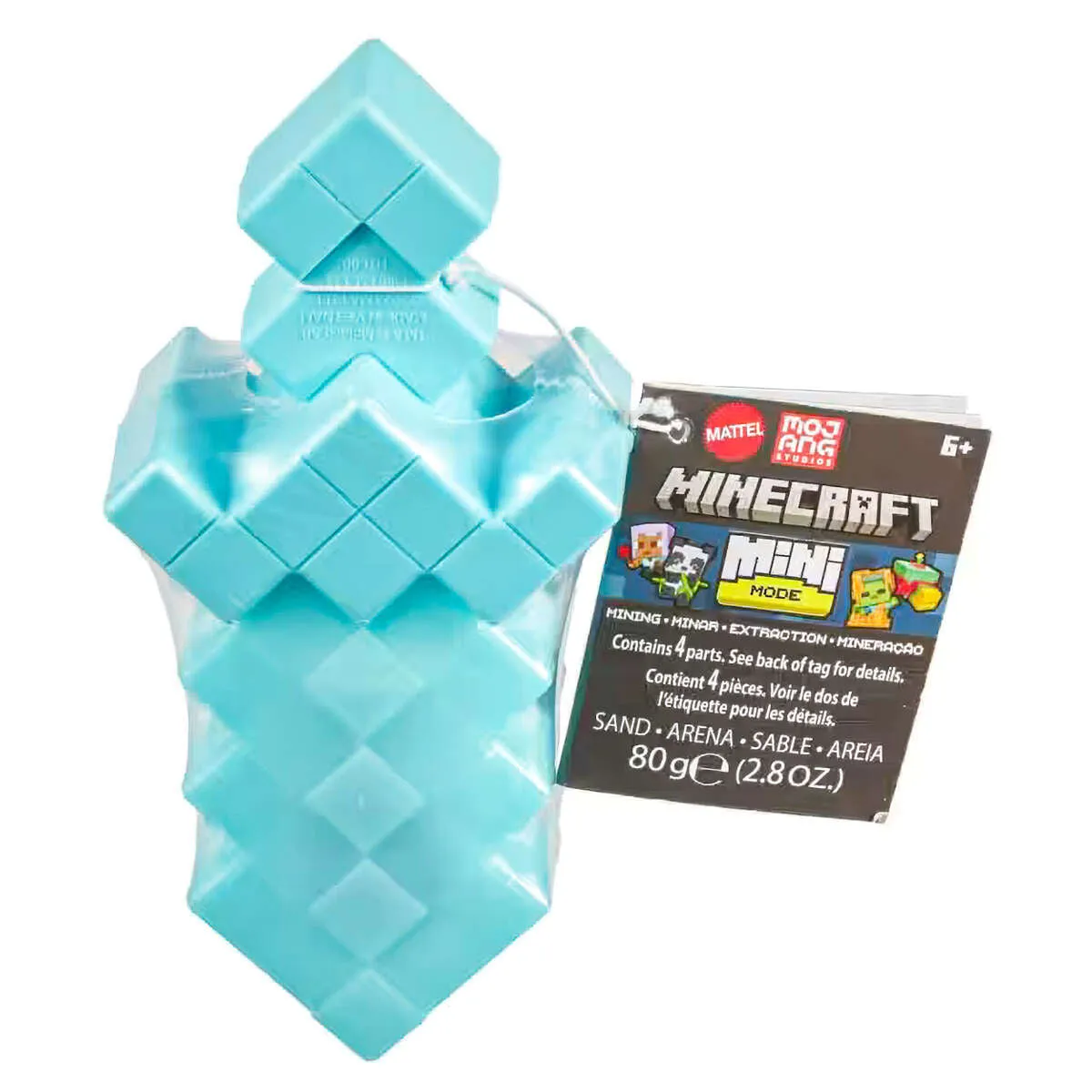 Minecraft Mini Mode Mining Action Figure Diamond Sword Set