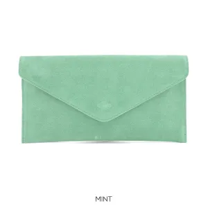 Mint Green envelope clutch bag