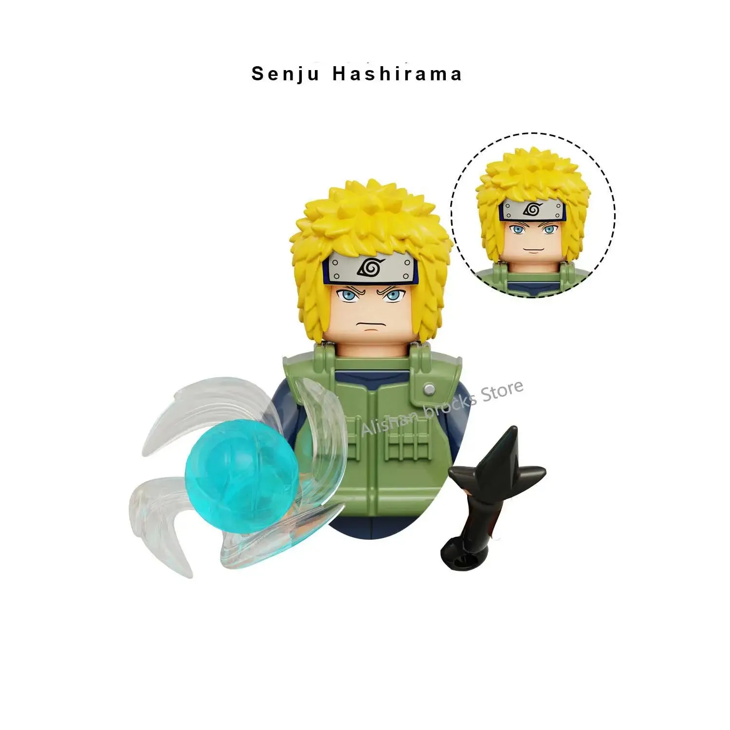 MOC NON   Shipped International Naruto blocks Building Blocks Anime cartoon Japanese Characters Action Figures Heads Kid Toys  Minifigures