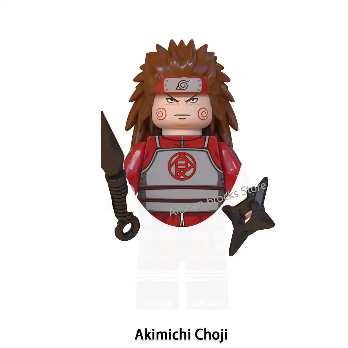 MOC NON   Shipped International Naruto blocks Building Blocks Anime cartoon Japanese Characters Action Figures Heads Kid Toys  Minifigures