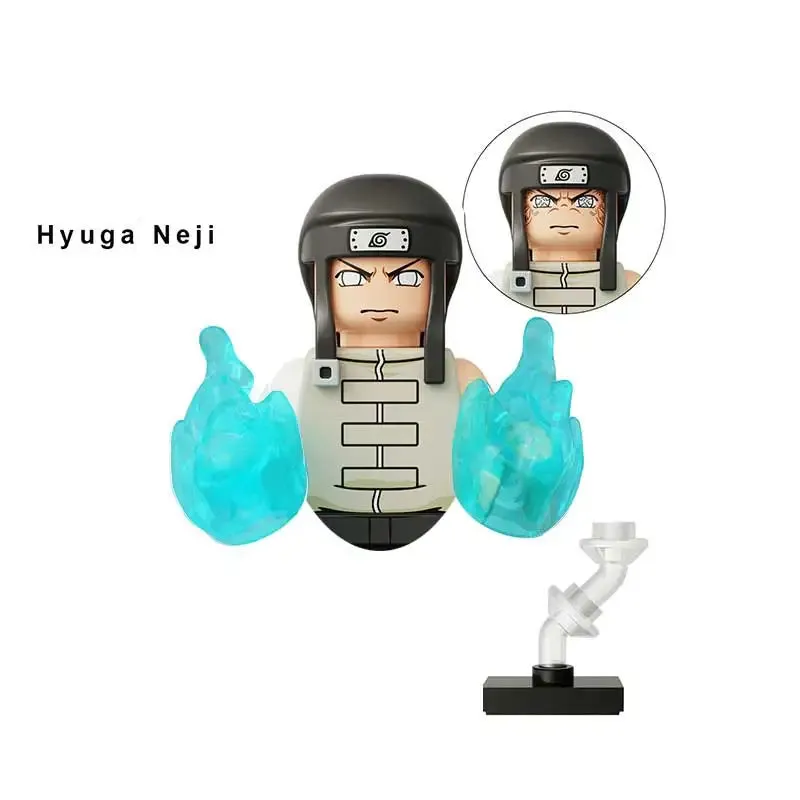 MOC NON   Shipped International Naruto blocks Building Blocks Anime cartoon Japanese Characters Action Figures Heads Kid Toys  Minifigures