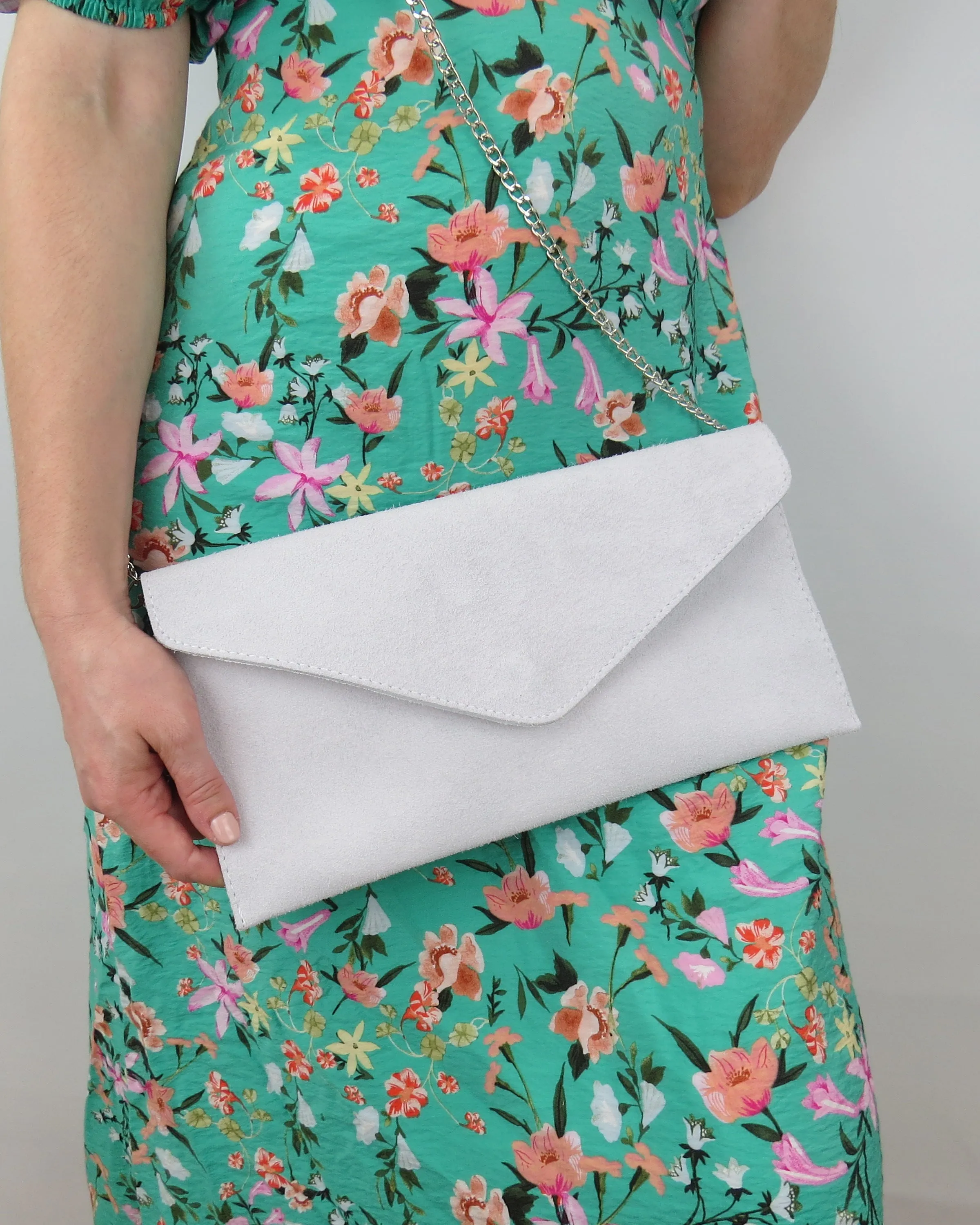 Moonstone Envelope Clutch Bag