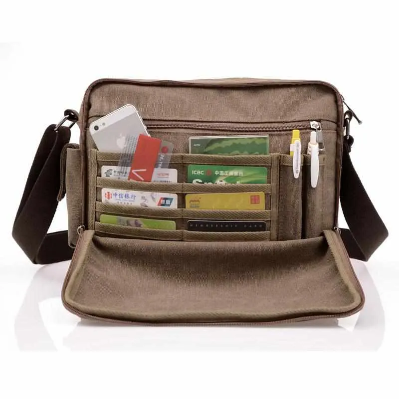 Multifunction Men Casual Travel Canvas Bag