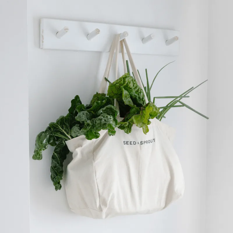 Organic Pocket Tote Shopping Bag