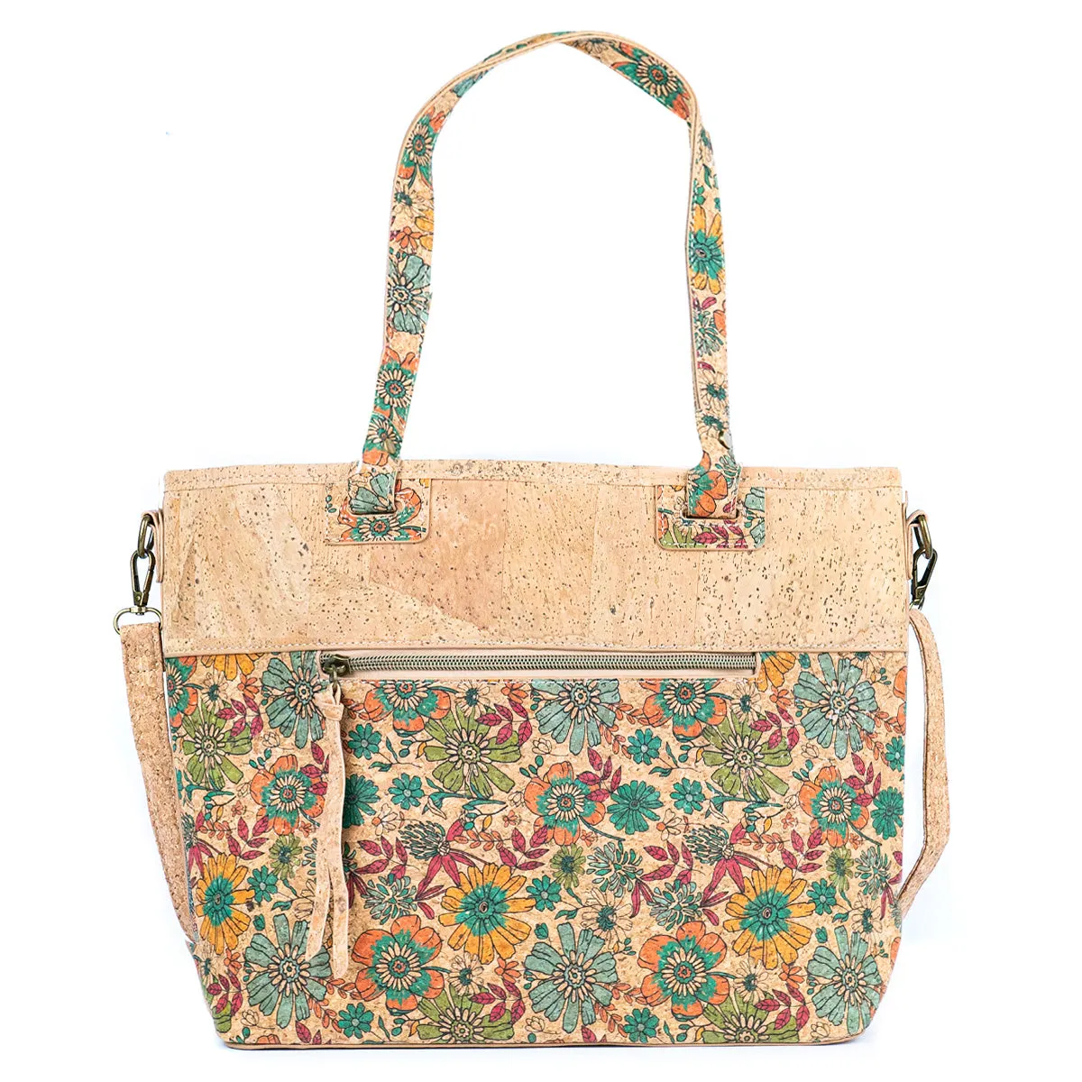 Printed Cork Women's Tote Bag BAGD-567