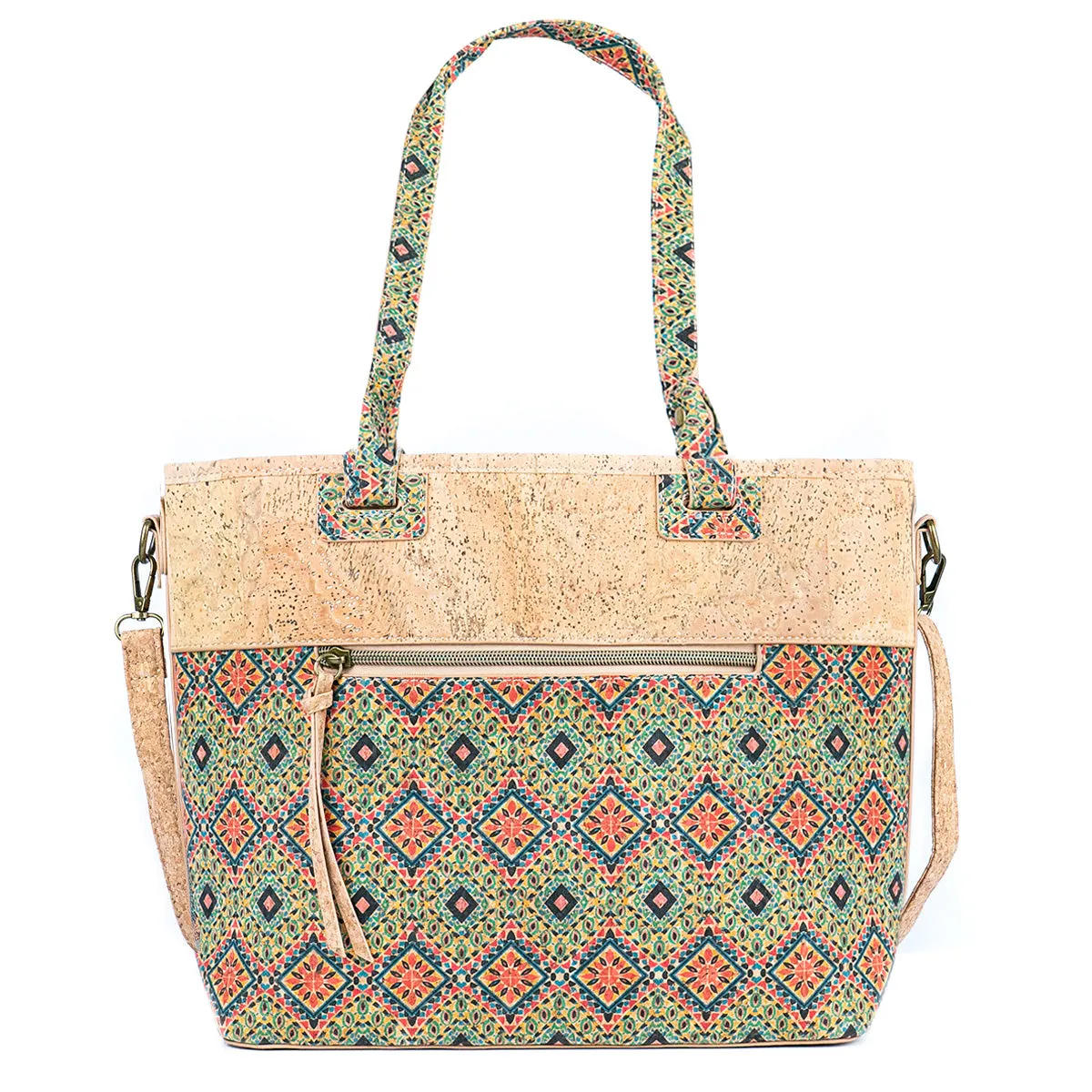 Printed Cork Women's Tote Bag BAGD-567