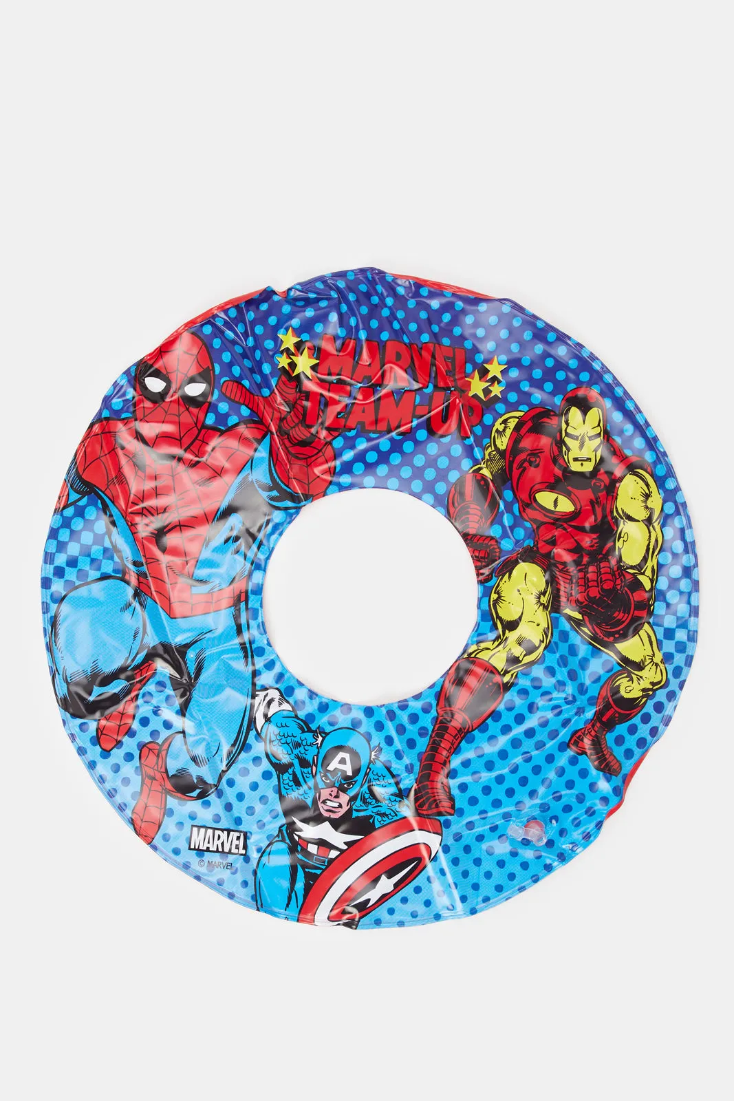 Red And Blue Avengers Swim Ring