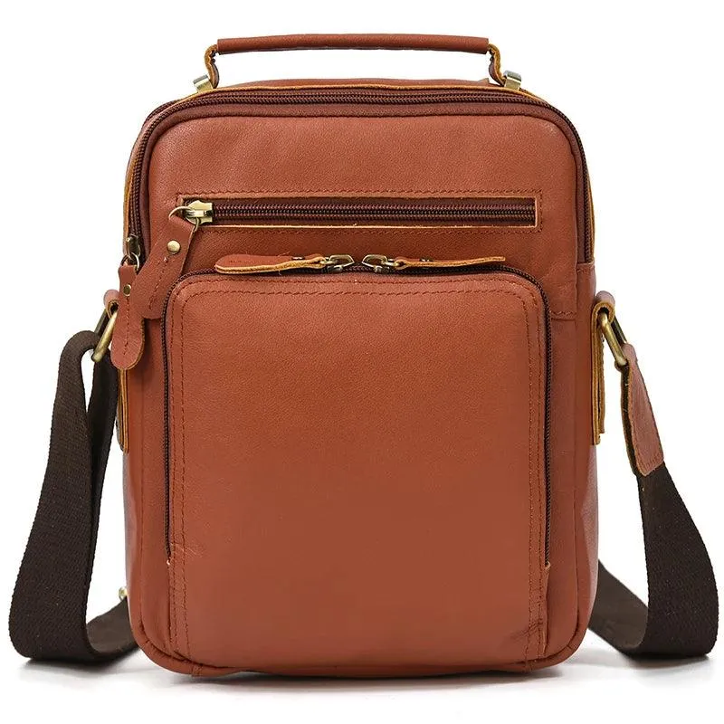 Retro Style Leather Shoulder Bag Mens Crossbody Bags