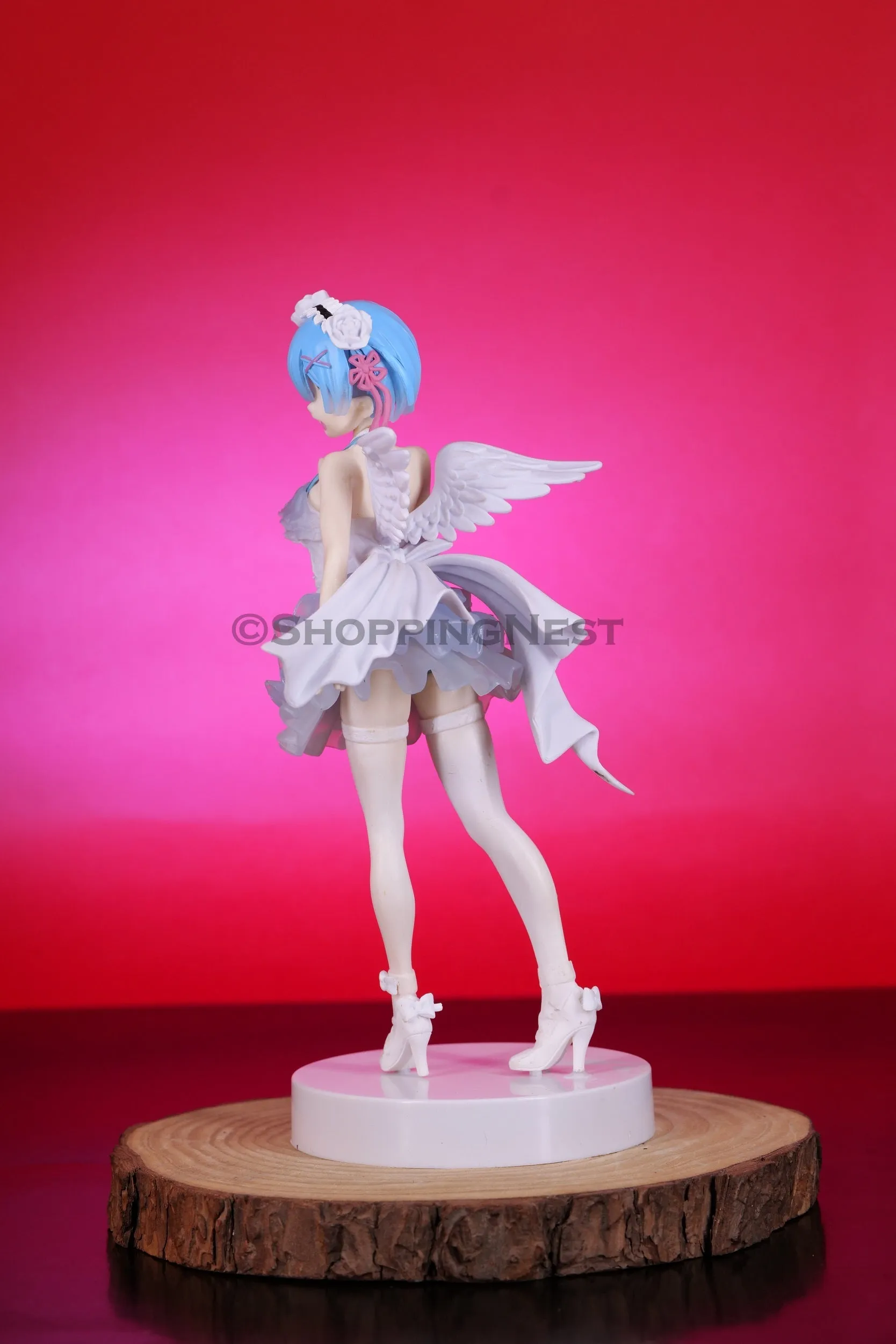 Re:Zero - Starting Life in Another World | Rem Taito Angel Mode Anime Action Figure | 23 Cm |