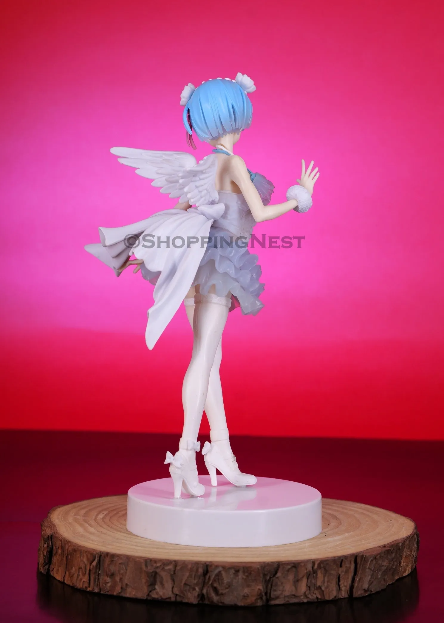 Re:Zero - Starting Life in Another World | Rem Taito Angel Mode Anime Action Figure | 23 Cm |