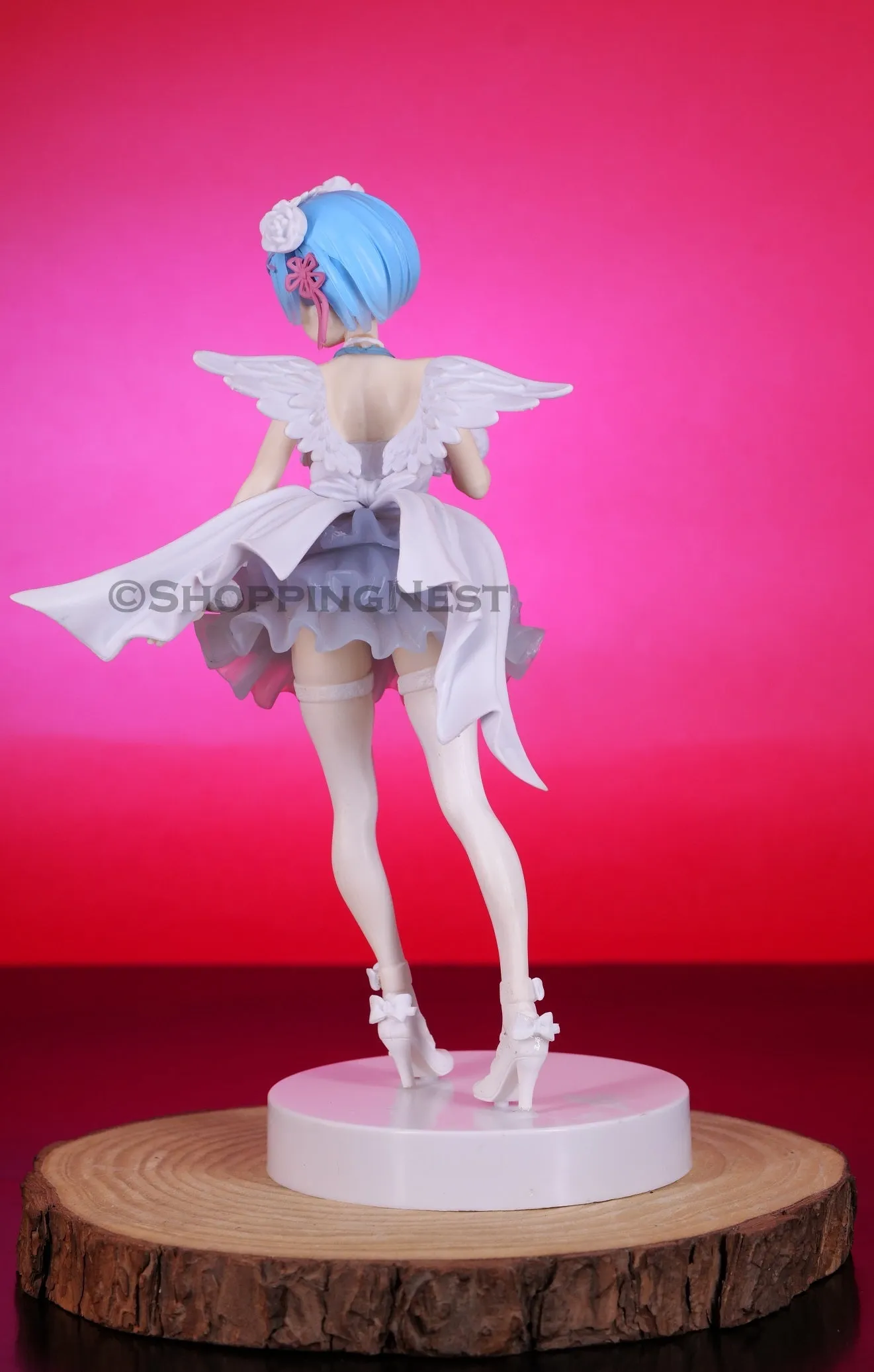 Re:Zero - Starting Life in Another World | Rem Taito Angel Mode Anime Action Figure | 23 Cm |