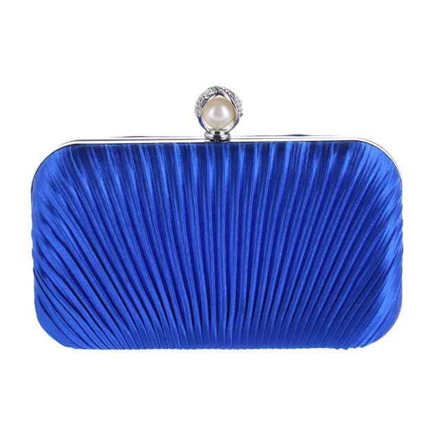 Ruched Evening Clutch