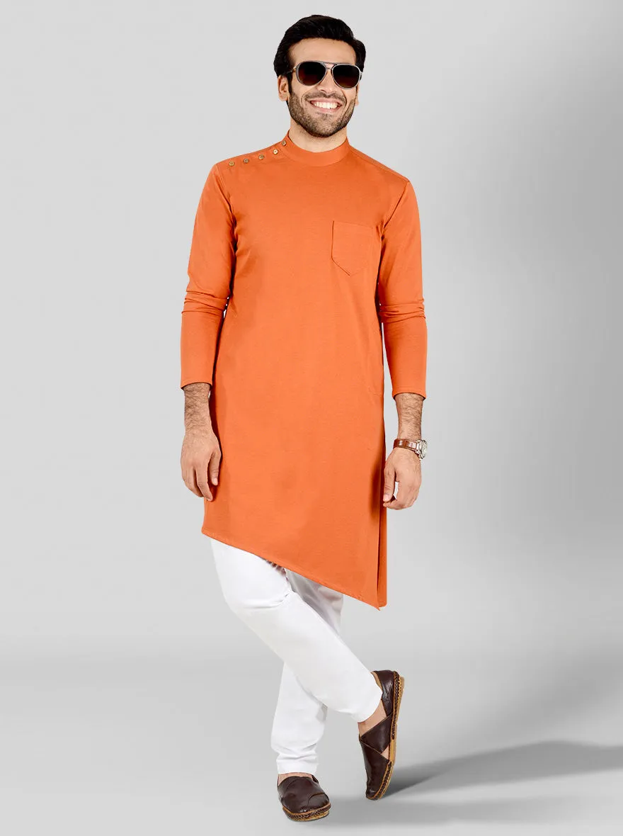 Rustic Orange Kurta | Azania