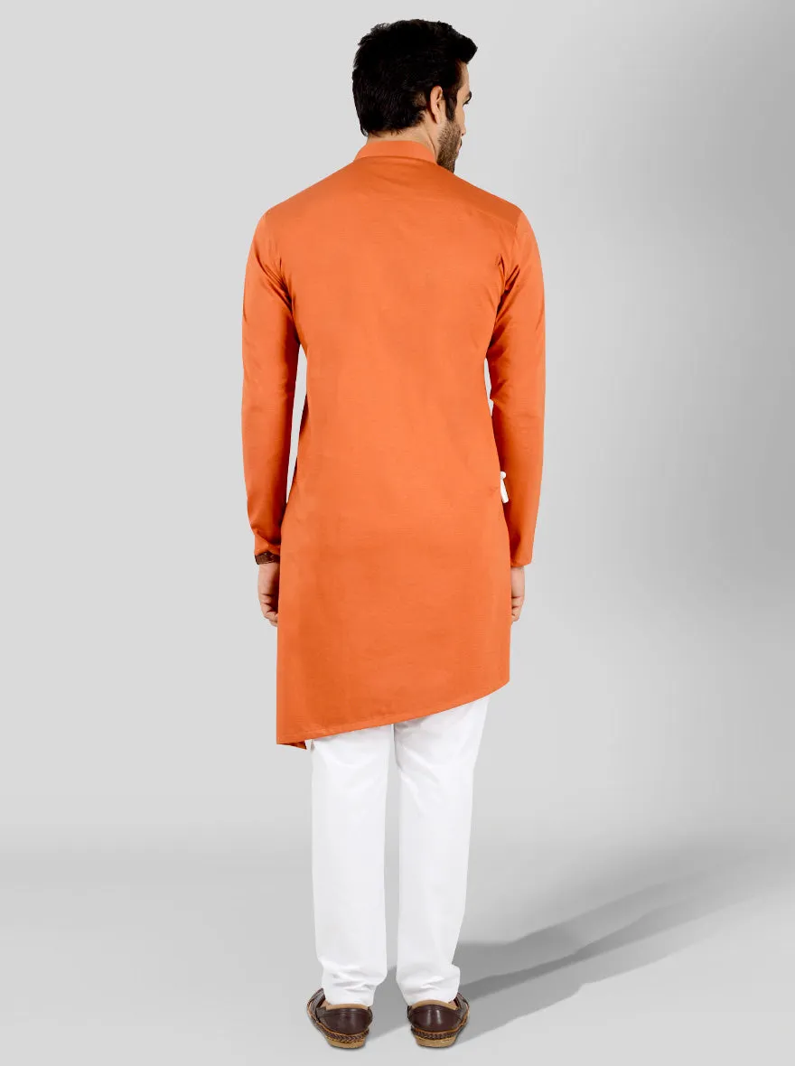 Rustic Orange Kurta | Azania