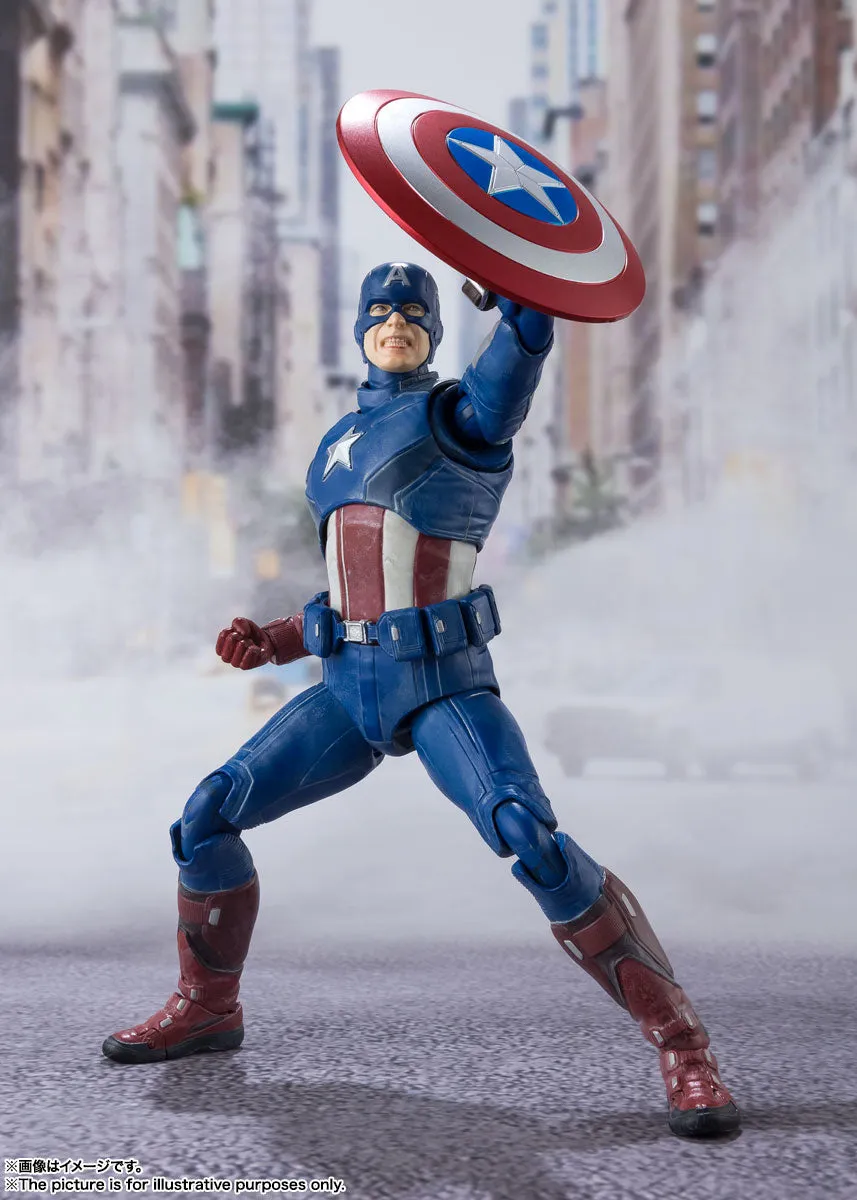 S.H. Figuarts - Marvel: The Avengers - Captain America (Avengers Assemble) Edition Action Figure