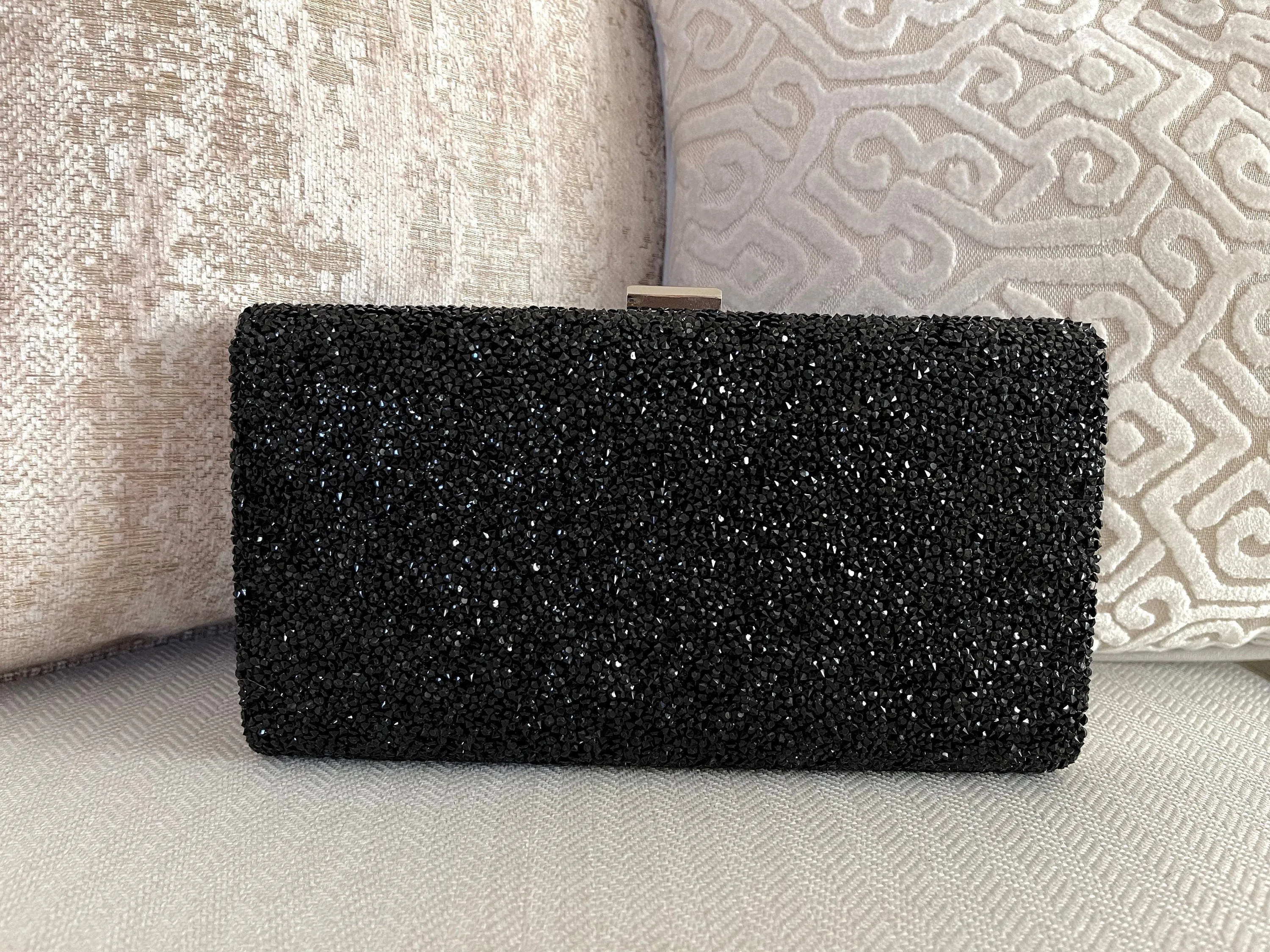 Silver Clutch Purse | Evening Bag & Gold Clutch | Black Clutch