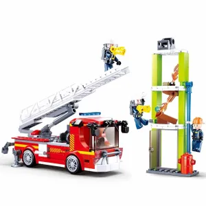 SLUBAN® Building Blocks Kit for Boys and Girls- Fire Engine