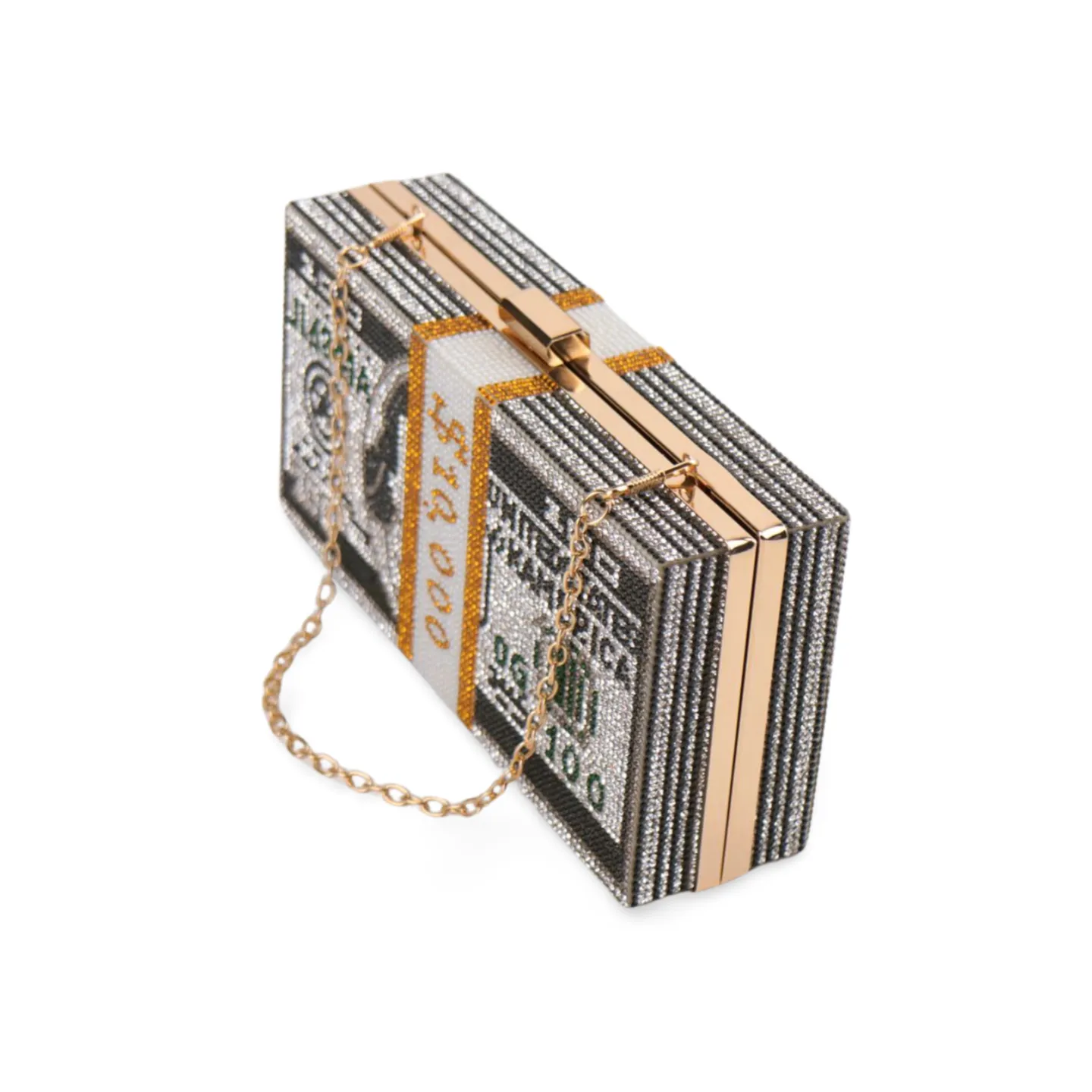 Sparkling Dollar Cash Clutch Bag | Unique Party Purse