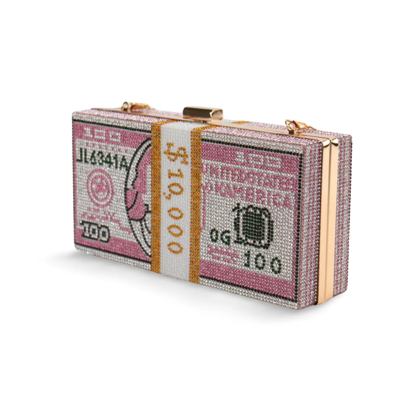 Sparkling Dollar Cash Clutch Bag | Unique Party Purse