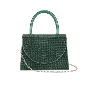 Sparkly Green Diamante Mini Grab Bag