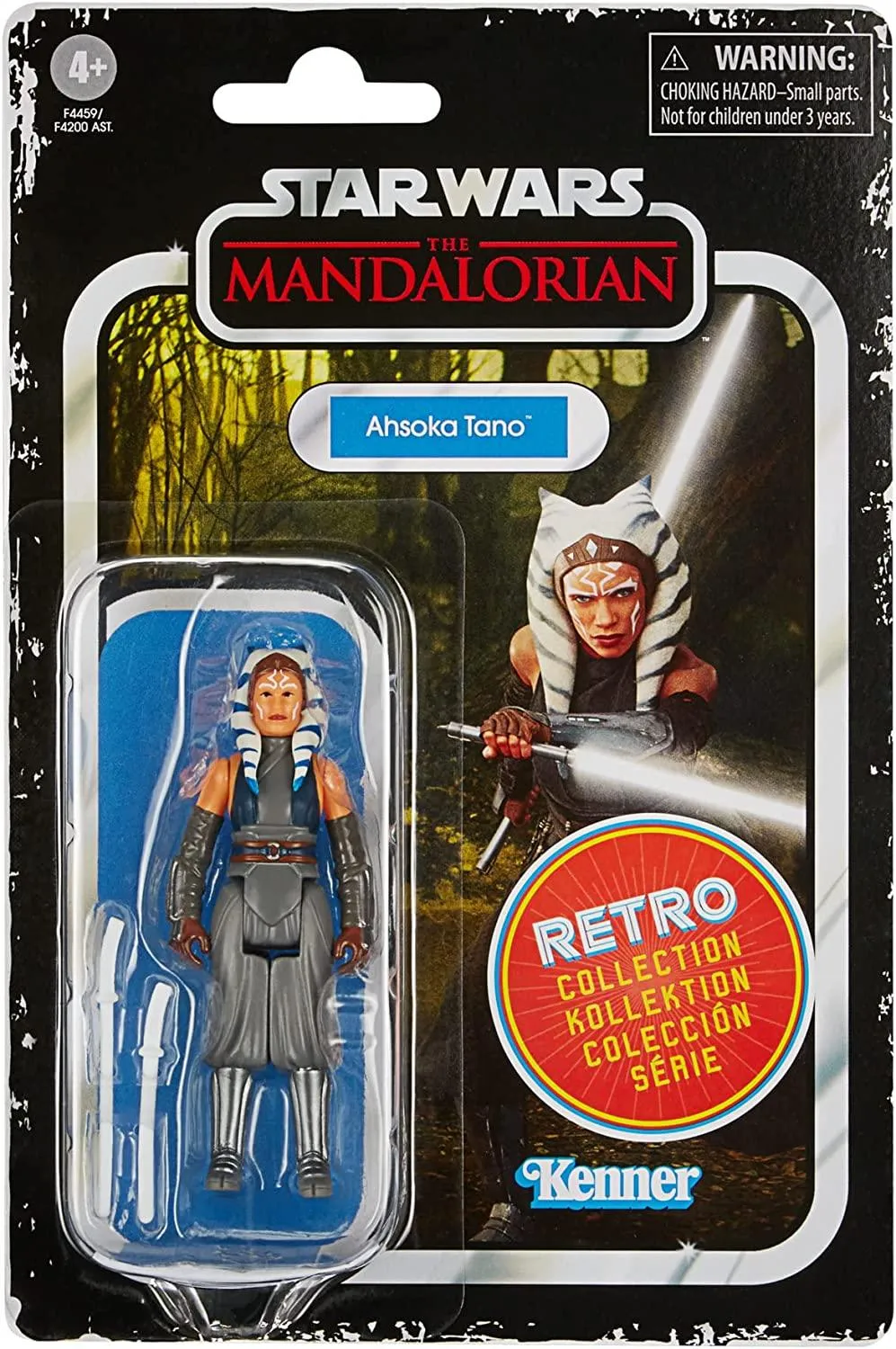 Star Wars Retro Collection Ahsoka Tano 3.75-Inch-Scale Collectible Action Figure for Kids Ages 4 and Up