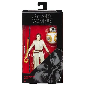 Star Wars The Black Series 6-inch Rey (Jakku) and BB-8