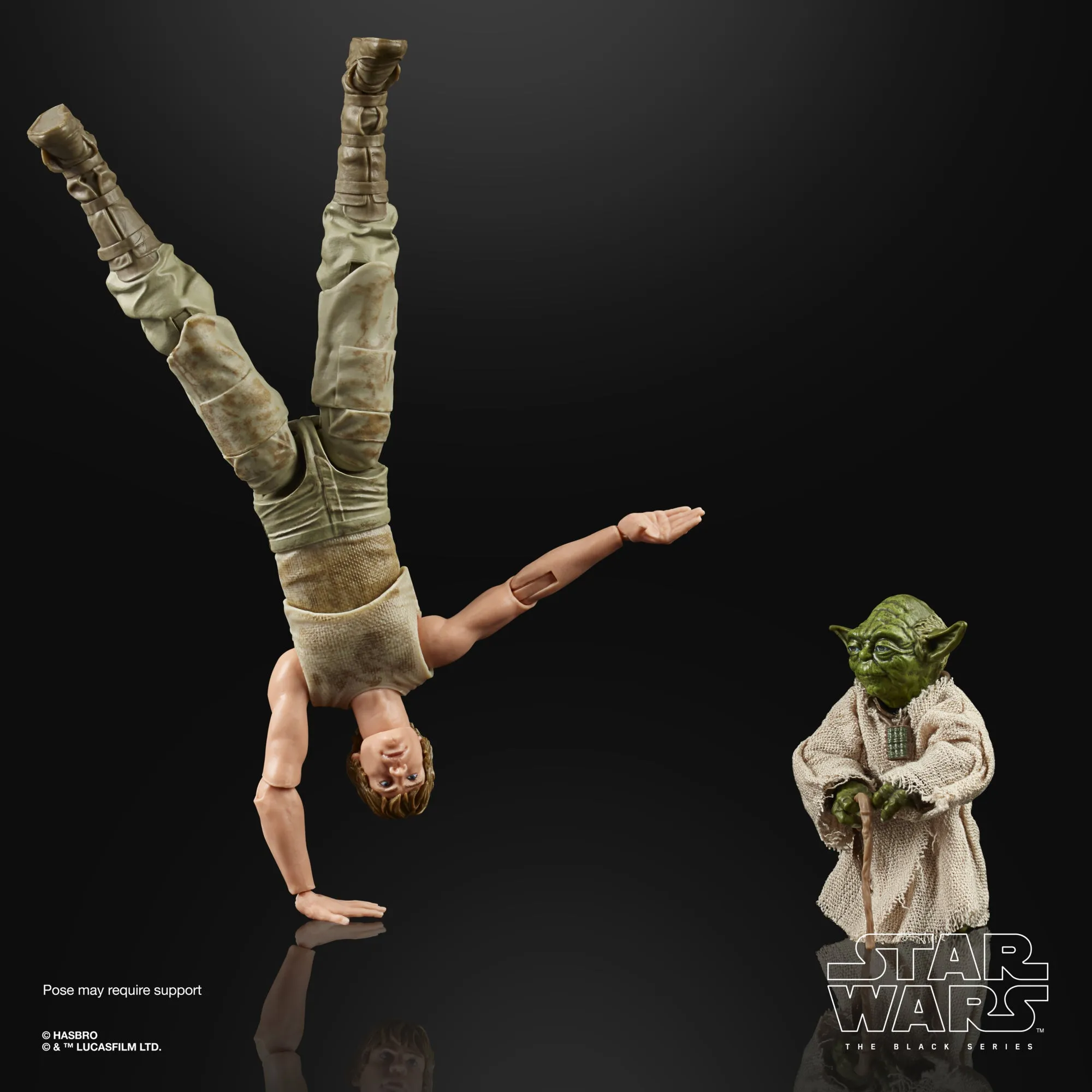 Star Wars The Black Series Luke Skywalker and Yoda (Jedi Training) Figure