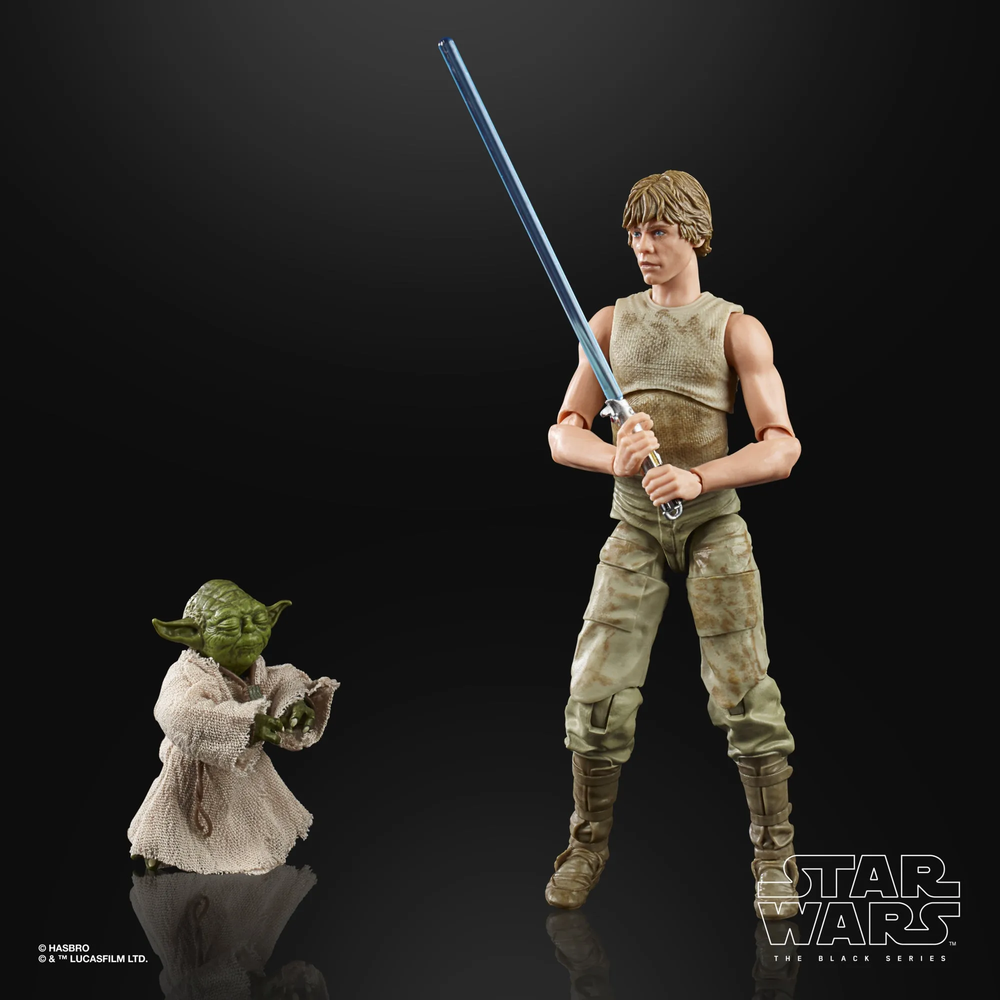 Star Wars The Black Series Luke Skywalker and Yoda (Jedi Training) Figure