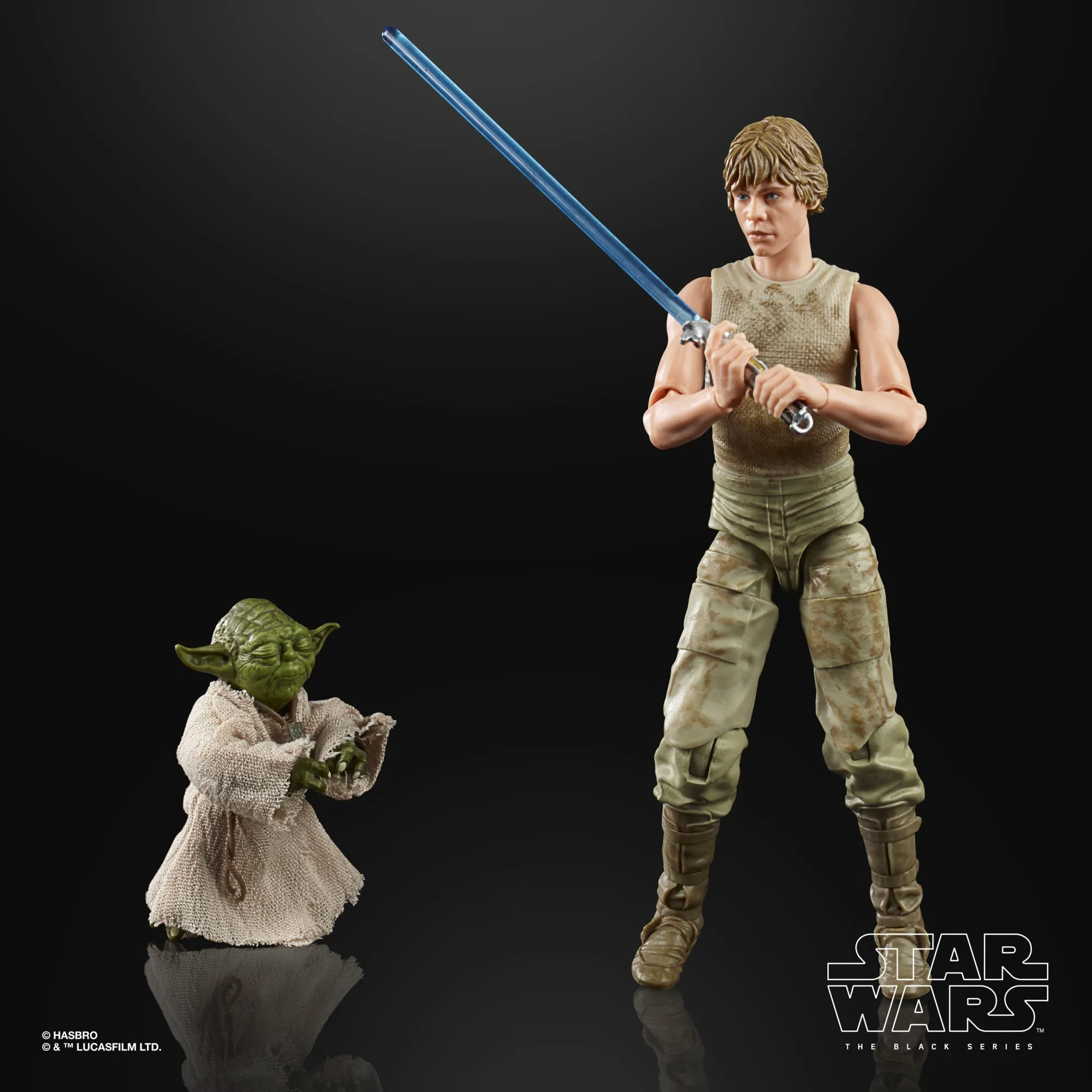 Star Wars The Black Series Luke Skywalker and Yoda (Jedi Training) Figure