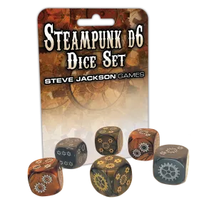 Steampunk D6 Dice Set