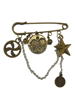 Steampunk Mechanical Pin