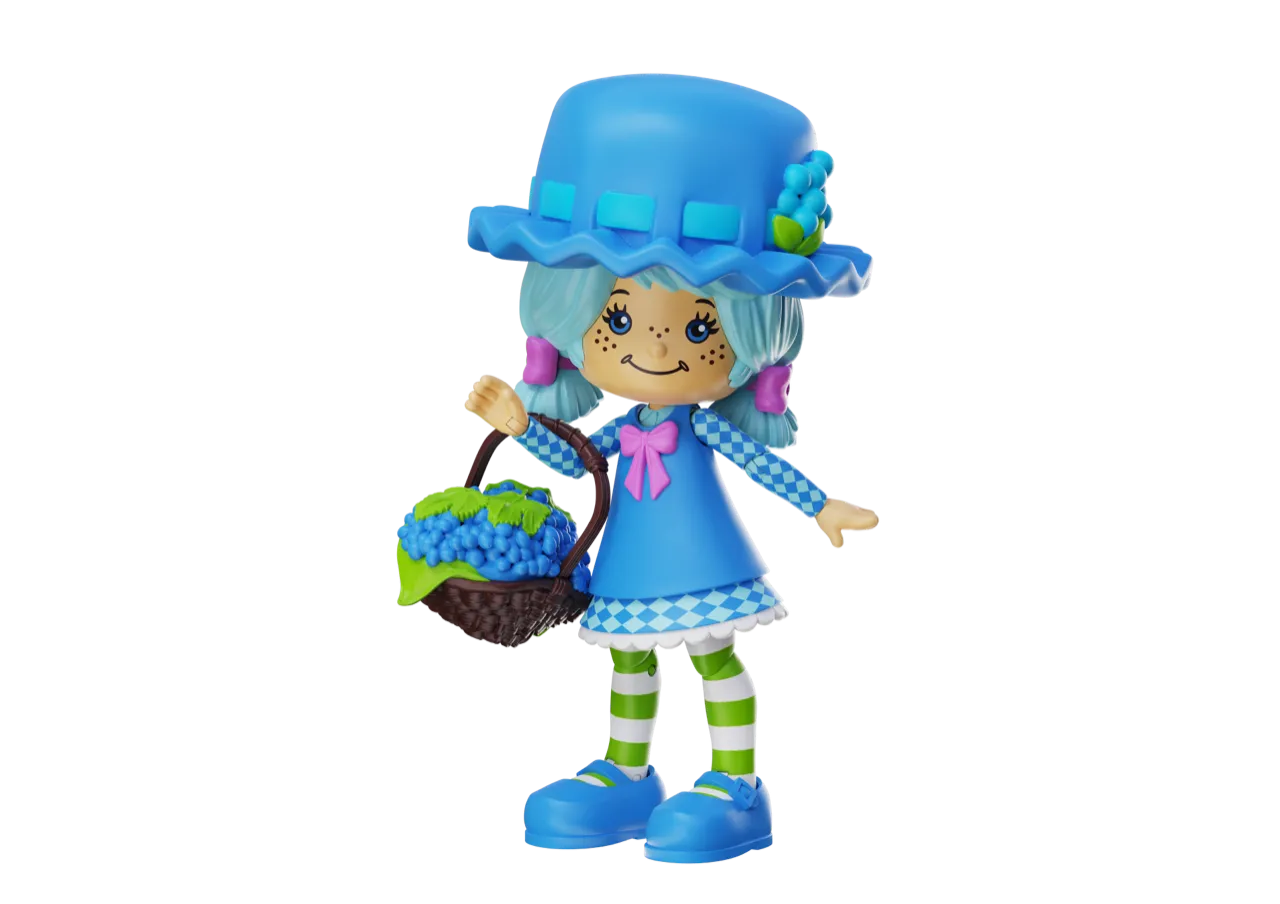 Strawberry Shortcake Action Deluxe Figure: Blueberry Muffin