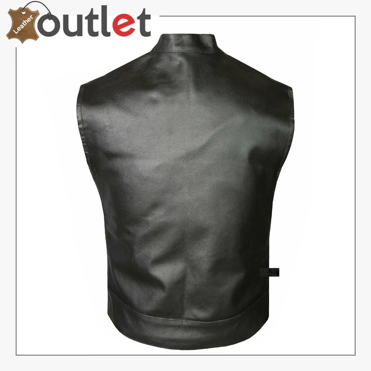 Stylish Classic Design Leather Vest For Men