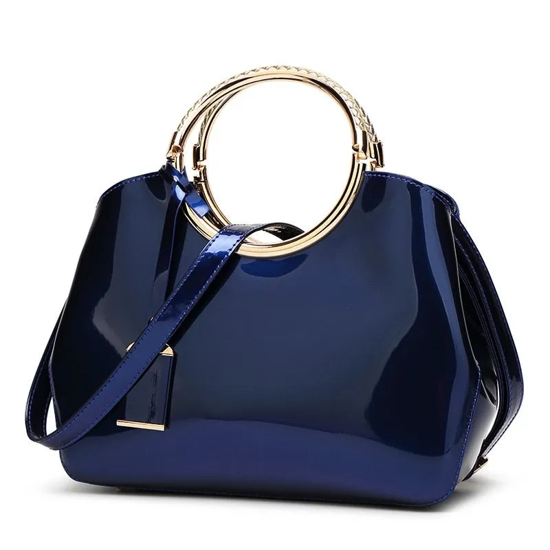 Stylish High Quality Women's Patent Leather Handbags