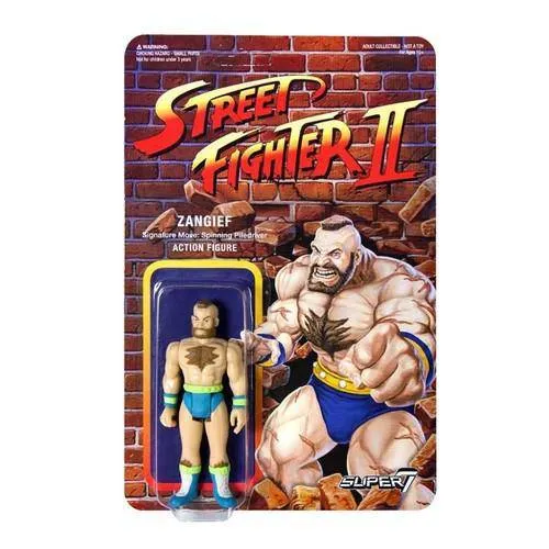 Super7 Street Fighter II ReAction Figure - Select Figure(s)