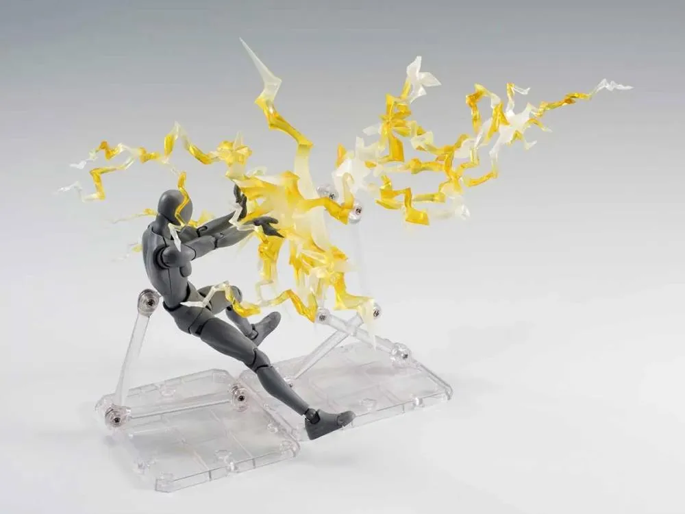 Tamashii Effect Thunder Yellow Version Stand Base Stage S.H Figuarts