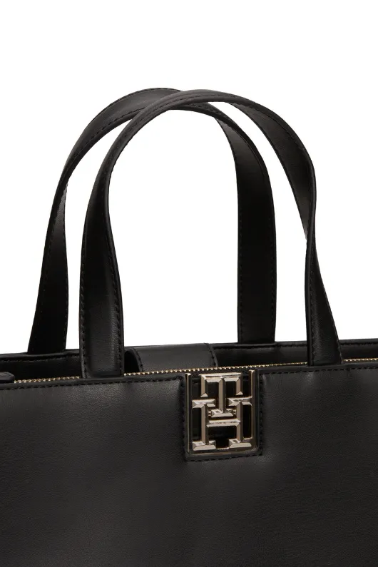 TH Monogram Removable Strap Satchel