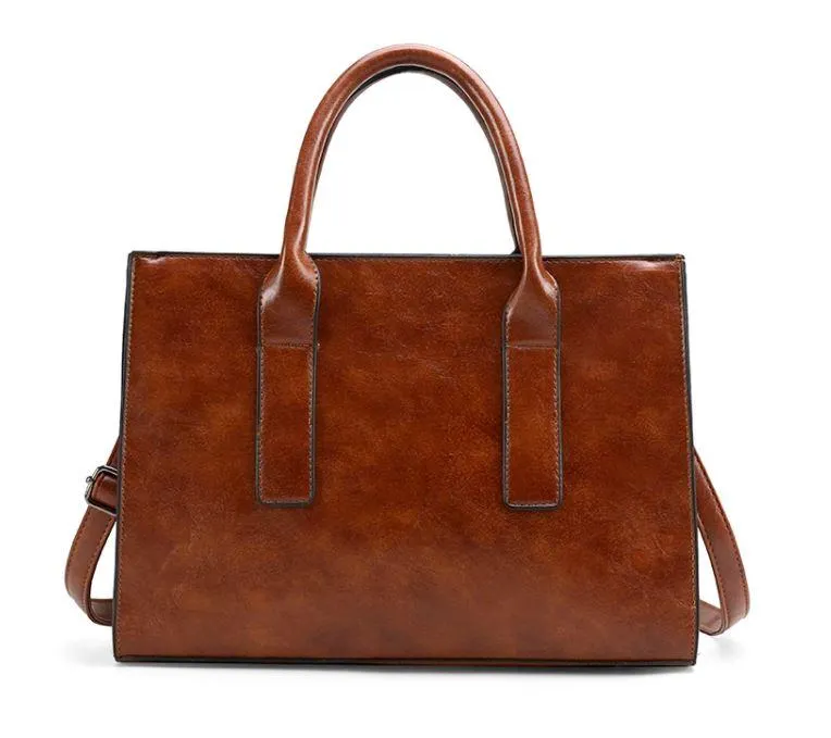 The Miranda Satchel Bag in Brown