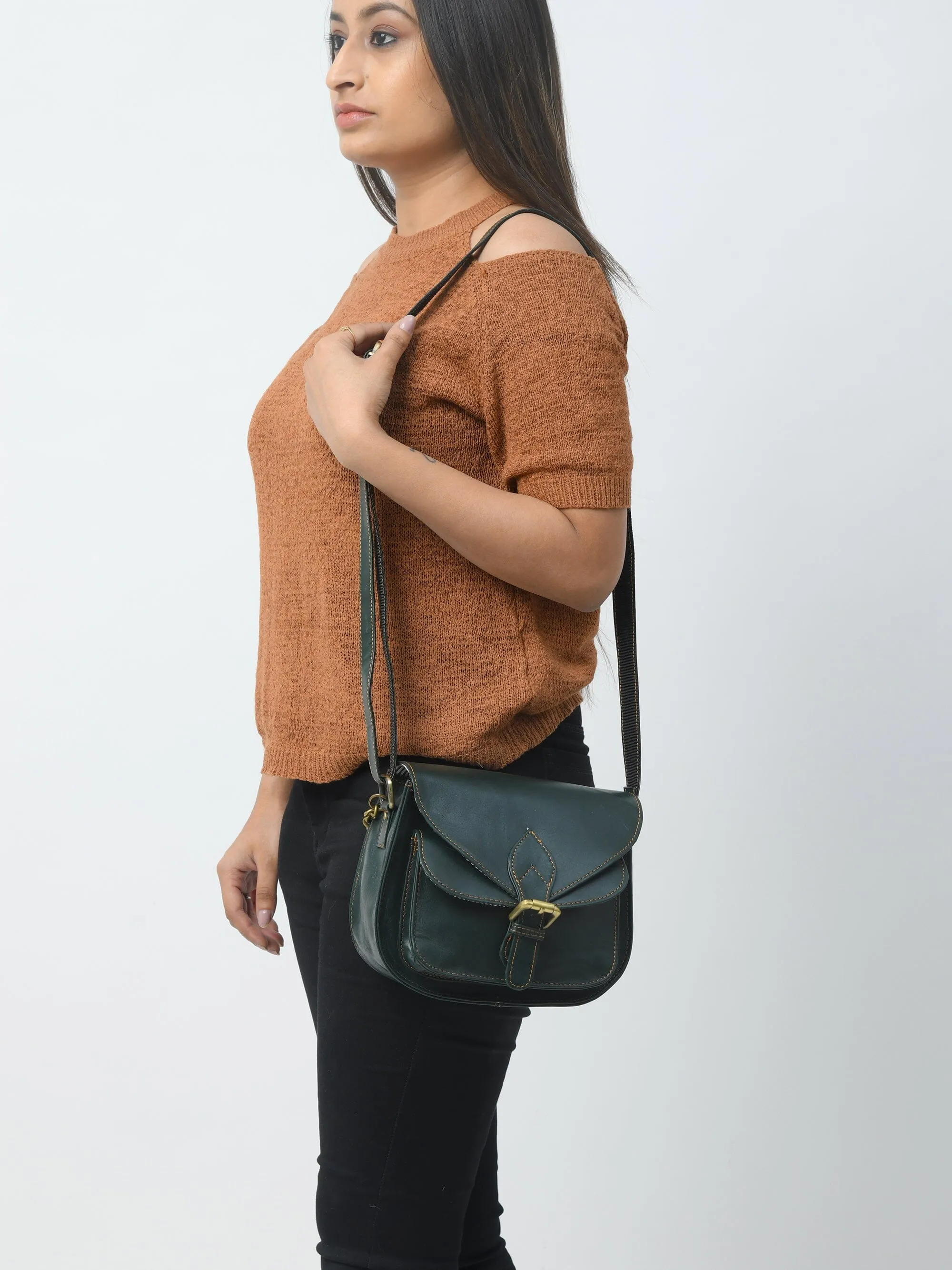 The Molina Satchel- Green